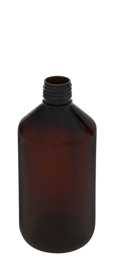 Bouteille Veral 500ml 28PP PET ambre